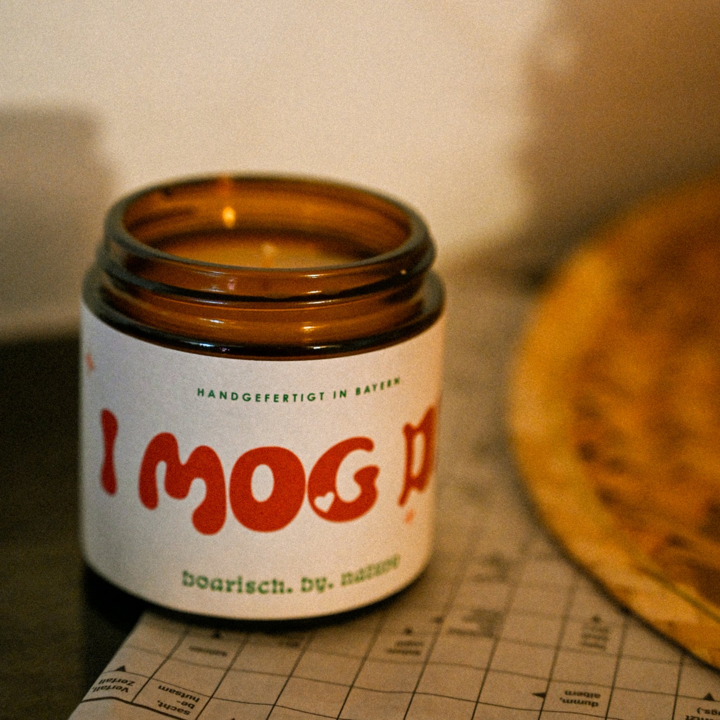 I mog di | Bayerische Spruchkerze 95g