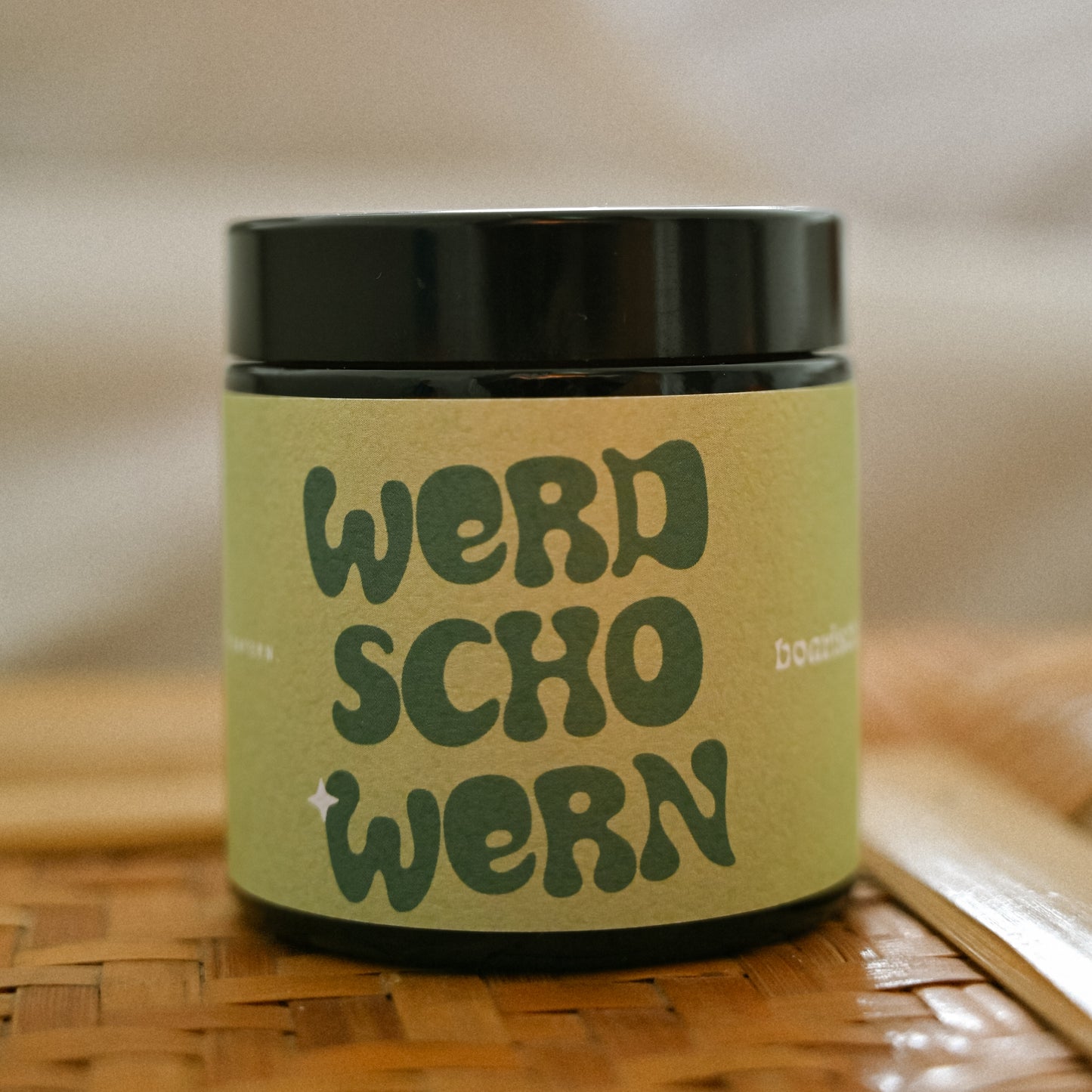 Werd scho werdn | Bayerische Spruchkerze 95g
