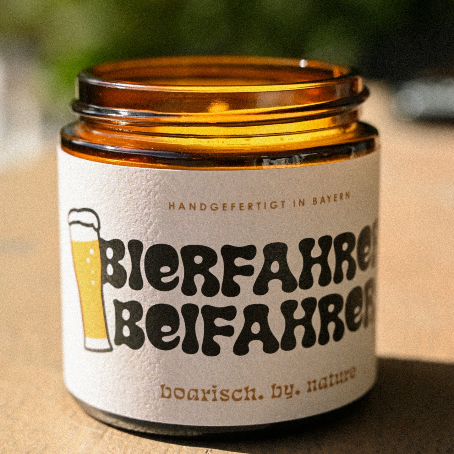 Bierfahrer Beifahrer | Bayerische Spruchkerze 95g