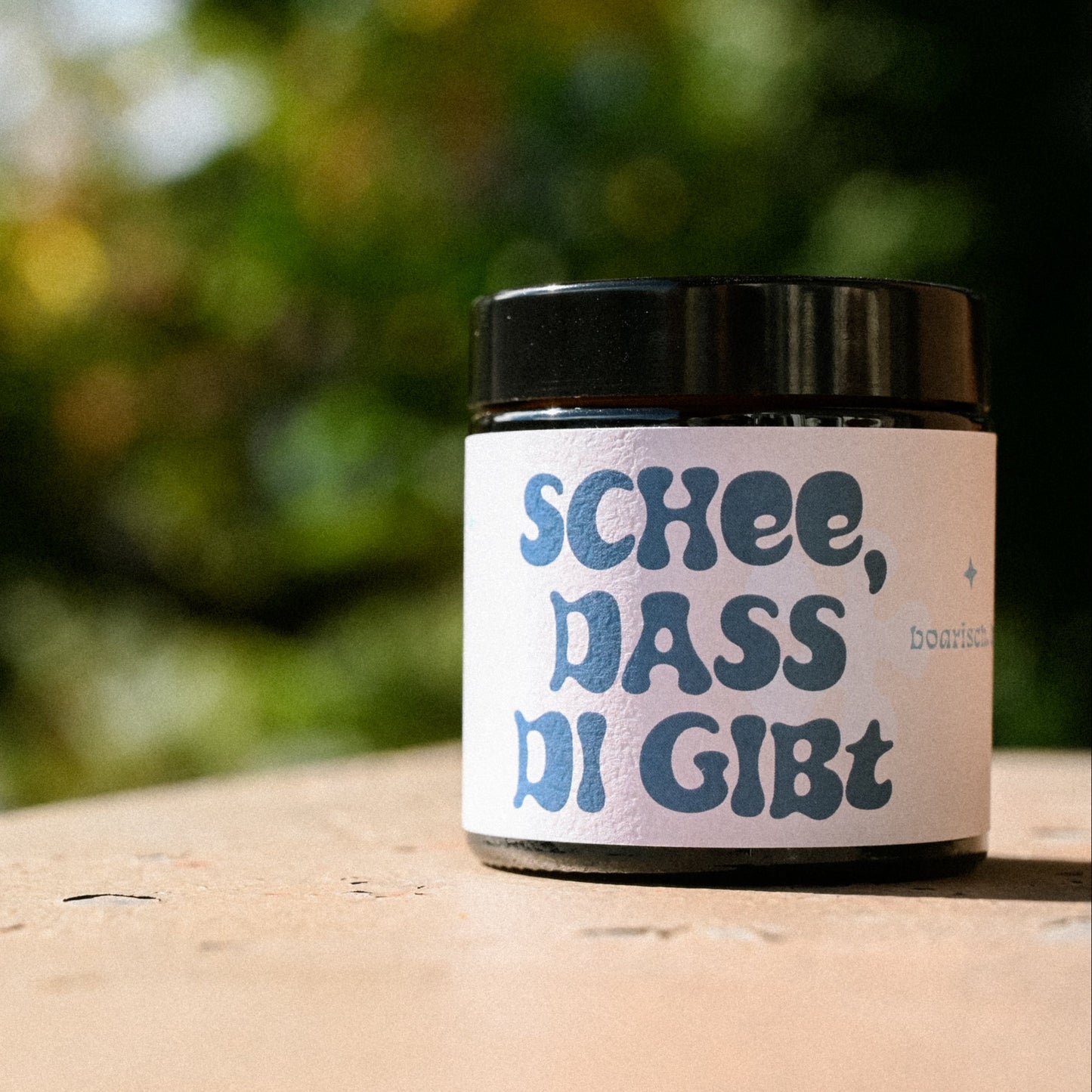 Schee, dass di gibt | Bayerische Spruchkerze 95g