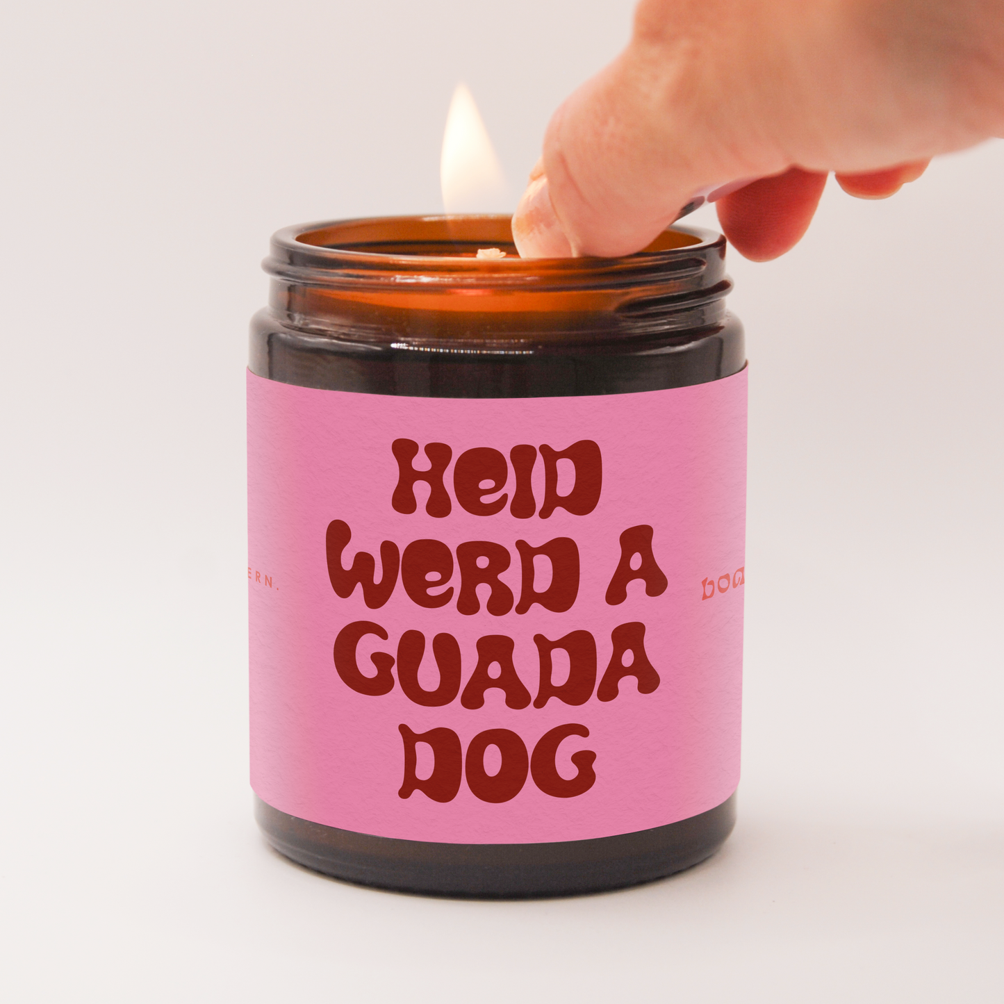 Heid werd a guada Dog | Bayerische Spruchkerze 140g