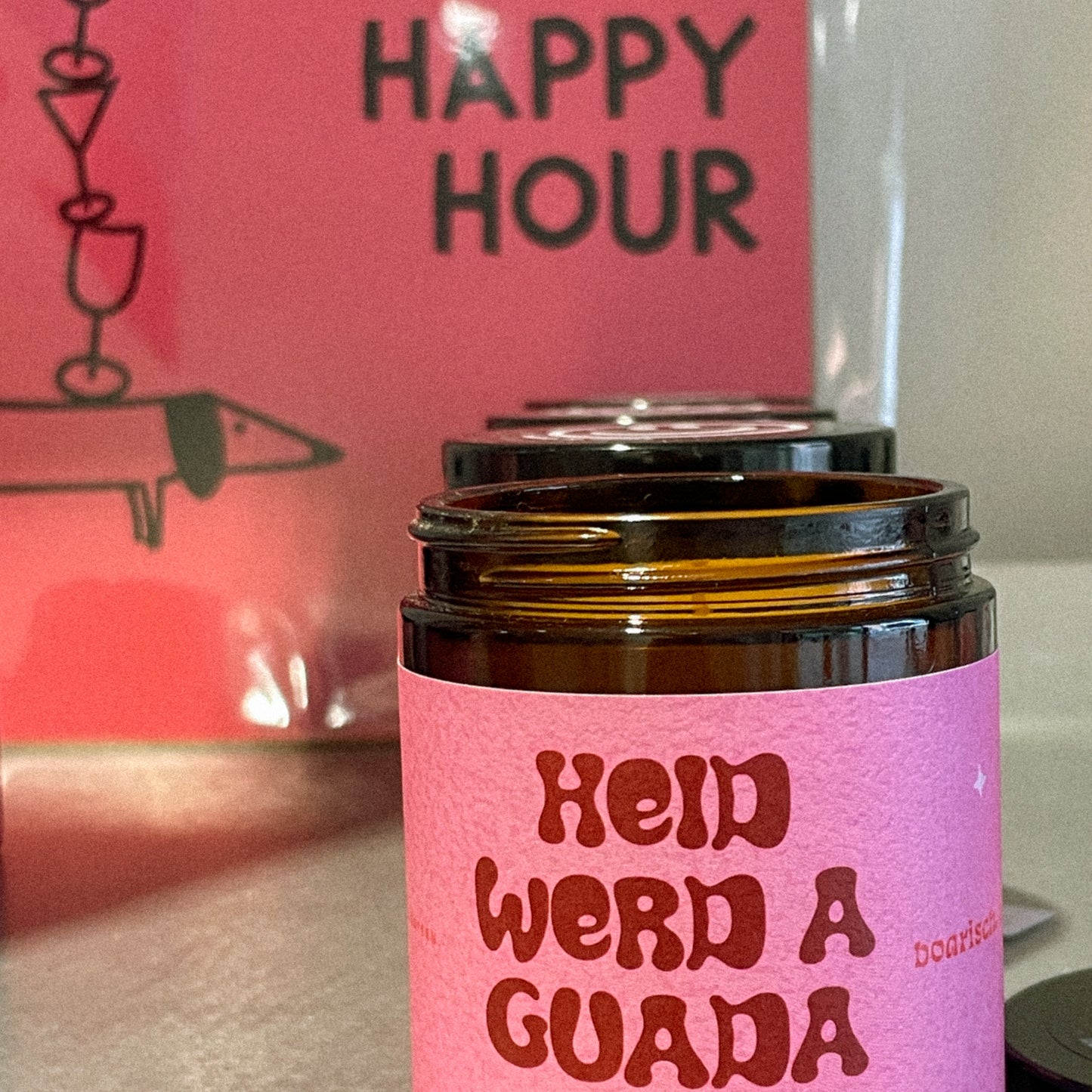 Heid werd a guada Dog | Bayerische Spruchkerze 140g