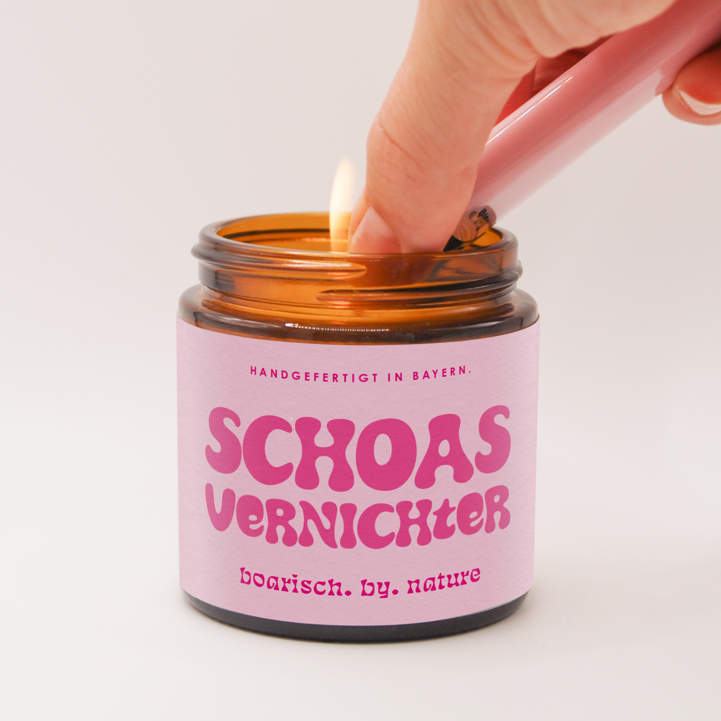 Schoasvernichter | Bayerische Spruchkerze 95g