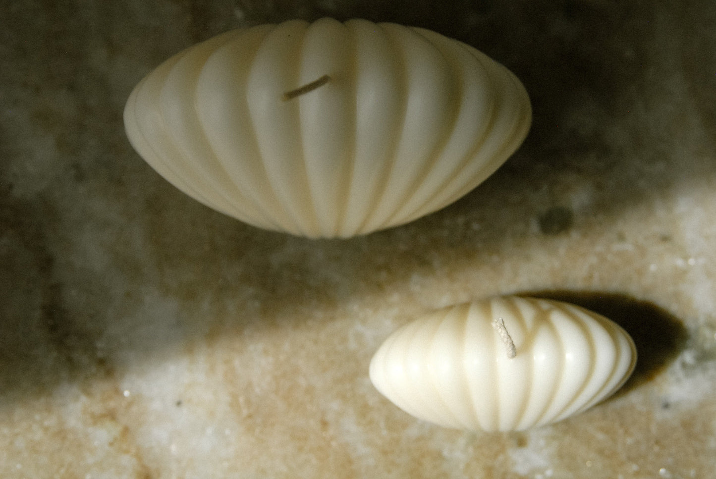 Muschel Set | Dekokerze