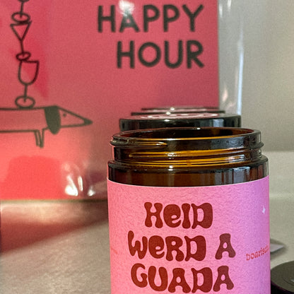 Heid werd a guada Dog | Bayerische Spruchkerze 140g