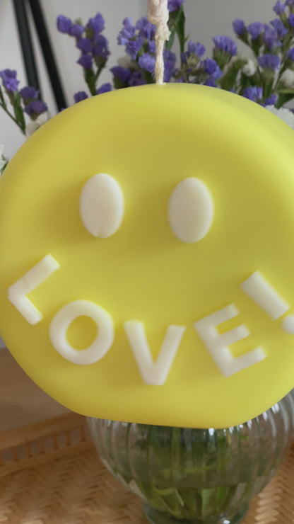 Smiley LOVE  | Dekokerze
